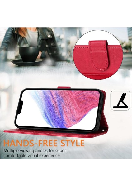 IPhone 15 Pro Max Klasik Tarzı Flip Case Manyetik Kart ile Uyumlu (Yurt Dışından)
