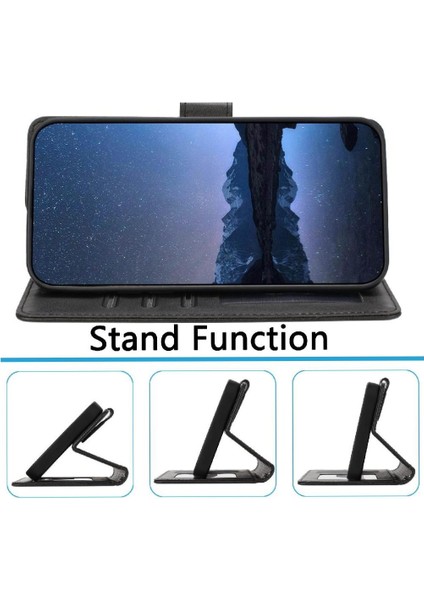 IPhone 14 Pro Klasik Tarzı Flip Case Cüzdan Kılıf Rfıd ile Uyumlu (Yurt Dışından)