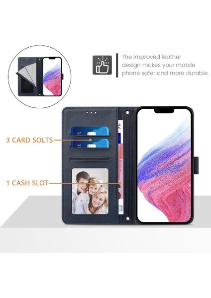 IPhone 14 Pro Klasik Tarzı Flip Case Cüzdan Kılıf Rfıd ile Uyumlu (Yurt Dışından)