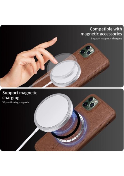IPhone 11 Pro Max Kılıf Manyetik Araç Montaj Crad Yuvası ile Uyumlu (Yurt Dışından) fiyatları