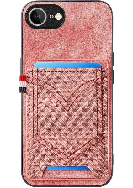 IPhone 16E Manyetik Araç Montaj Kot Cep Tasarım Crad Yuvası Kılıf (Yurt Dışından)