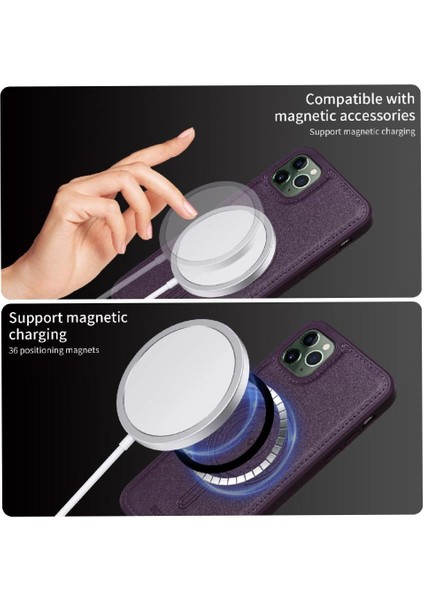 IPhone 11 Pro Max Kılıf Manyetik Araç Montaj Crad Yuvası ile Uyumlu (Yurt Dışından) modelleri
