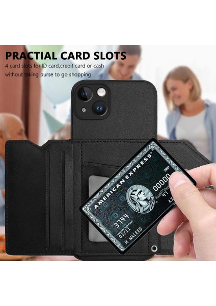 IPhone 14 Plus Doğru Insizyon Kickstand Fonksiyonu Uyumlu Kılıf (Yurt Dışından)