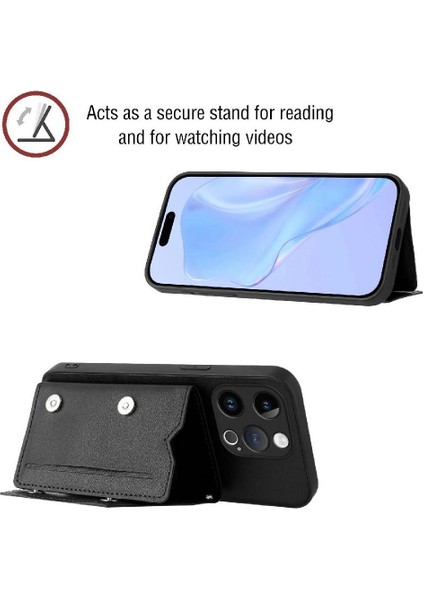 IPhone 14 Pro Benzersiz Kickstand Fonksiyonu Uyumlu Kılıf (Yurt Dışından) modelleri