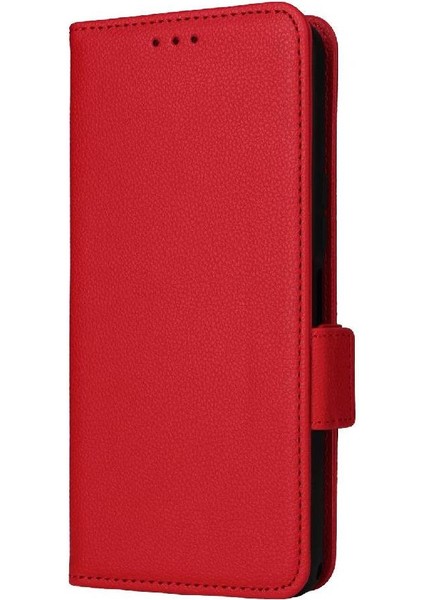 Flip Manyetik Kart Yuvaları Için Flip Case Tutucu Cüzdan Pu Deri Yan (Yurt Dışından)