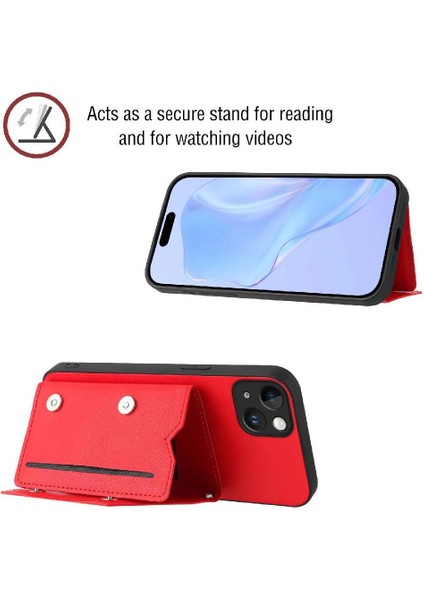 IPhone 14 Plus Doğru Insizyon Kickstand Fonksiyonu Uyumlu Kılıf (Yurt Dışından)