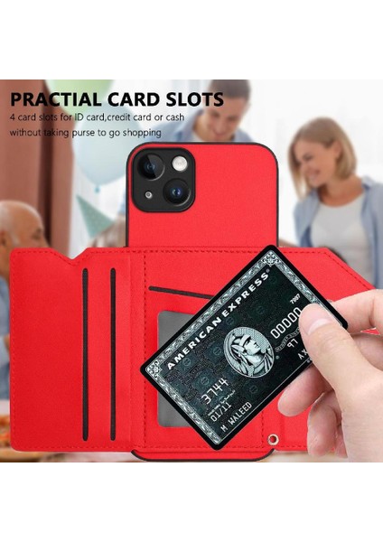IPhone 14 Plus Doğru Insizyon Kickstand Fonksiyonu Uyumlu Kılıf (Yurt Dışından)