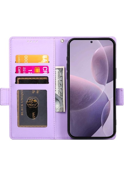 Poco F7 Pro Kartvizit Yuvaları Flip Case Günlük Kullanım Cüzdan (Yurt Dışından)