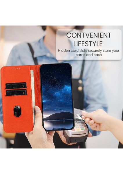 Kart Yuvaları ve Kickstand Anti-Parmak Izi ile IPhone 15 Pro Max Kılıf (Yurt Dışından)