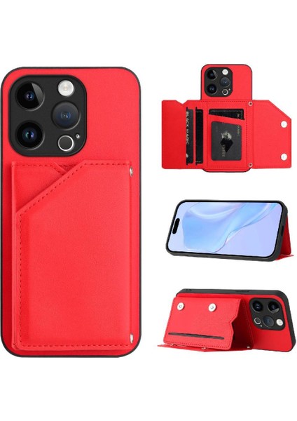 IPhone 15 Pro Benzersiz Doğru Insizyon Kickstand Yüksek Uyumlu Kılıf (Yurt Dışından)