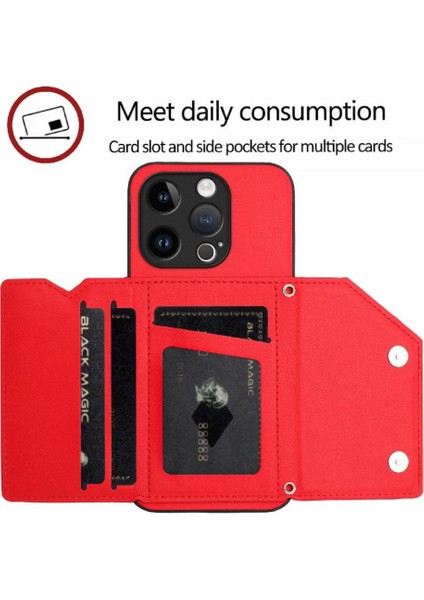 IPhone 15 Pro Benzersiz Doğru Insizyon Kickstand Yüksek Uyumlu Kılıf (Yurt Dışından)