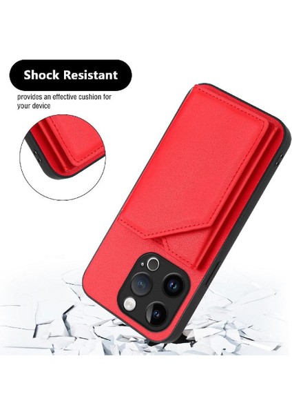 IPhone 15 Pro Benzersiz Doğru Insizyon Kickstand Yüksek Uyumlu Kılıf (Yurt Dışından)