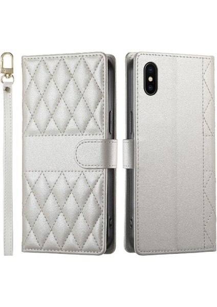 IPhone X/xs Kılıf Darbeye Dayanıklı Çift Kayışlar Cüzdan Deri ile Uyumlu (Yurt Dışından) fırsatları