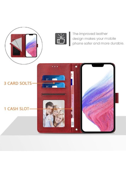 IPhone 16 Pro Klasik Tarzı Flip Case Manyetik Kapatma ile Uyumlu (Yurt Dışından)