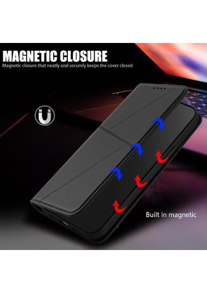 Kart Yuvaları ve Kickstand Anti-Parmak Izi ile IPhone 15 Plus Kılıf (Yurt Dışından)