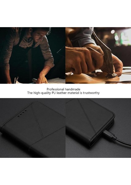 Kart Yuvaları ve Kickstand Anti-Parmak Izi ile IPhone 15 Plus Kılıf (Yurt Dışından)
