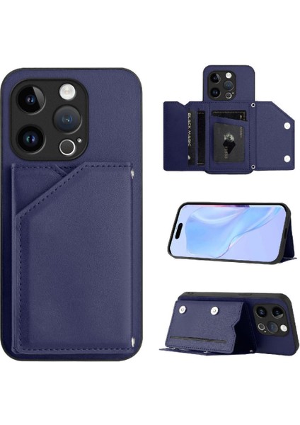 IPhone 15 Pro Benzersiz Doğru Insizyon Kickstand Yüksek Uyumlu Kılıf (Yurt Dışından)