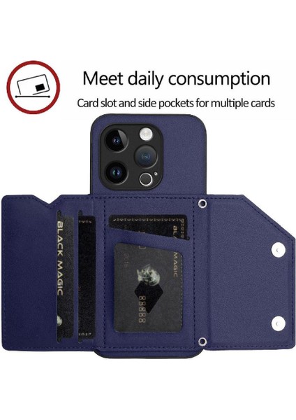 IPhone 15 Pro Benzersiz Doğru Insizyon Kickstand Yüksek Uyumlu Kılıf (Yurt Dışından)