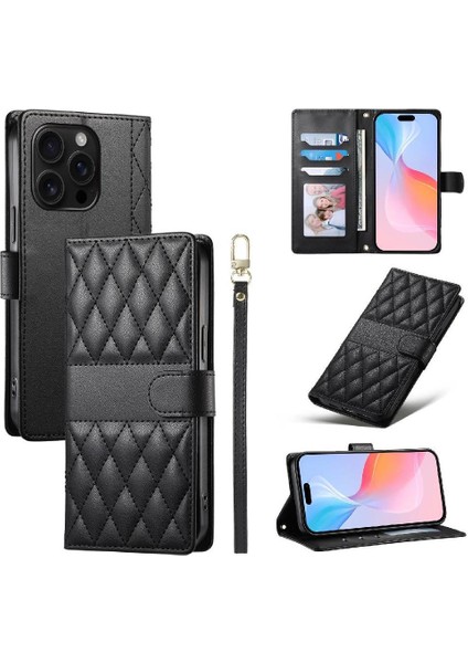 IPhone 16 Pro Max Kılıf Deri Çanta Çift Sapanlar Zarif ile Uyumlu (Yurt Dışından) fırsatları