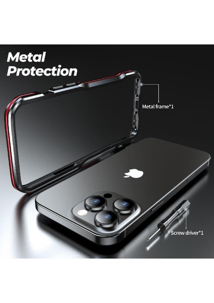IPhone 16 Pro Max Ağır Hibrit Metal Tampon Kumwum Zırh Kılıf (Yurt Dışından) fiyatları