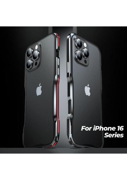 IPhone 16 Pro Max Ağır Hibrit Metal Tampon Kumwum Zırh Kılıf (Yurt Dışından) modelleri