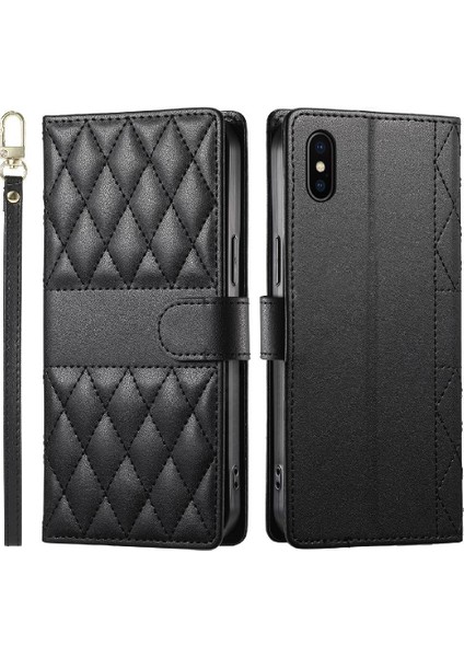 IPhone X/xs Kılıf Darbeye Dayanıklı Çift Kayışlar Cüzdan Deri ile Uyumlu (Yurt Dışından) fiyatları