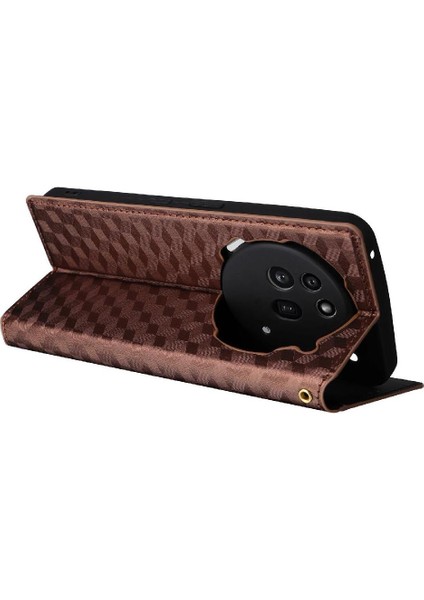 Nothing Phone 3A Pro Kart Yuvaları Tutucu Pu Deri 3D Desen Için Kılıf (Yurt Dışından)