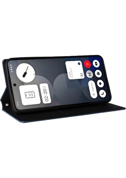 Nothing Phone 3A Pro Kart Yuvaları Tutucu Pu Deri 3D Desen Için Kılıf (Yurt Dışından)
