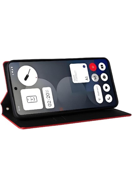 Nothing Phone 3A Pro Kart Yuvaları Tutucu Pu Deri 3D Desen Için Kılıf (Yurt Dışından)
