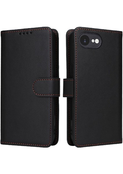 IPhone 16E Kablosuz Şarj Rfıd Engelleme Cüzdan Ayrılabilir Flip Case (Yurt Dışından)