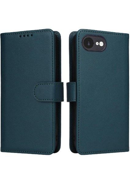IPhone 16E Kablosuz Şarj Rfıd Engelleme Cüzdan Ayrılabilir Flip Case (Yurt Dışından)