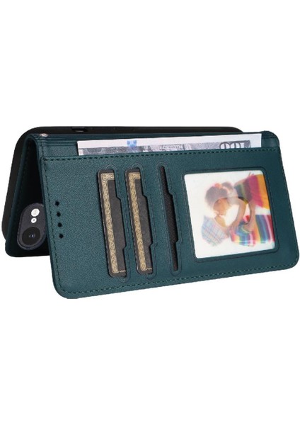 IPhone 16E Kablosuz Şarj Rfıd Engelleme Cüzdan Ayrılabilir Flip Case (Yurt Dışından)