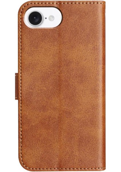 IPhone 16E Pu Deri Renkli Darbeye Dayanıklı Bilek Kayışı Kartı Flip Case (Yurt Dışından) fırsatları