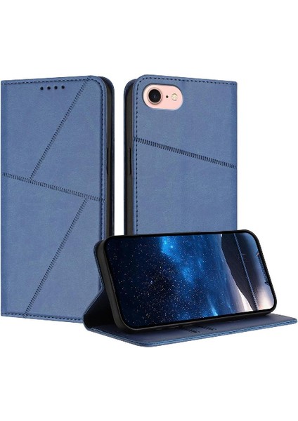 Kart Yuvaları ve Kickstand Darbeye Dayanıklı Kapak Mat ile IPhone 7 Kılıf (Yurt Dışından)