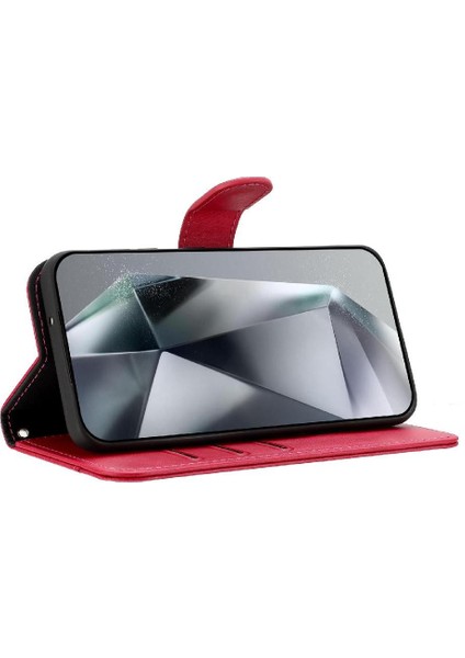 IPhone 13 Flip Case Mini Renkli Bilek Kayışı Kart Yuvaları Tutucu Pu (Yurt Dışından)