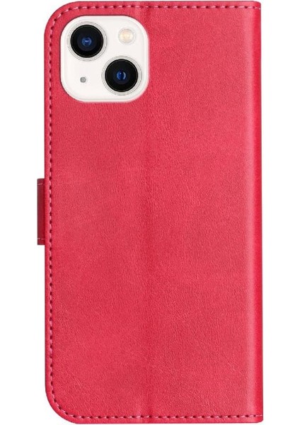 IPhone 13 Flip Case Mini Renkli Bilek Kayışı Kart Yuvaları Tutucu Pu (Yurt Dışından)