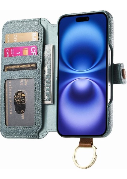 IPhone 7/8 Kılıf Fermuar Bileklik Cüzdan Crad Yuvası Standı ile Uyumlu (Yurt Dışından)