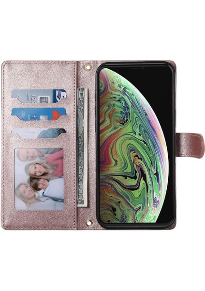 IPhone Xs Max Kılıf Deri Kılıf Darbeye Dayanıklı Zarif Cüzdan ile Uyumlu (Yurt Dışından)
