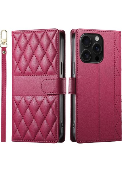 IPhone 16 Pro Max Kılıf Deri Çanta Çift Sapanlar Zarif ile Uyumlu (Yurt Dışından) fırsatları