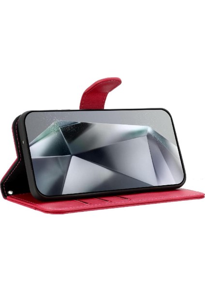 IPhone 14 Pro Max Darbeye Dayanıklı Bilek Kayışı Renkli Pu Deri Flip Case (Yurt Dışından) fiyatları