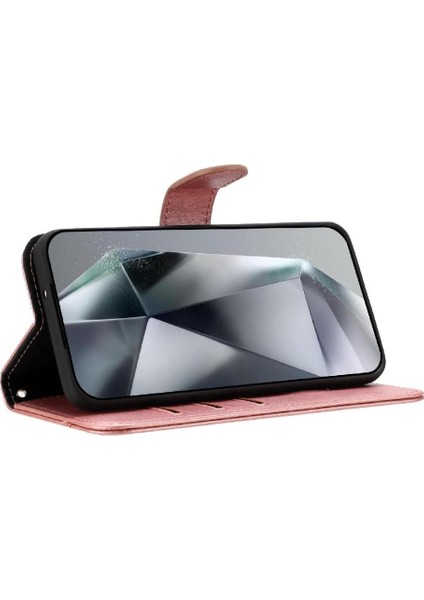 IPhone 15 Pro Darbeye Dayanıklı Bilek Kayışı Pu Deri Renkli Flip Case (Yurt Dışından) fiyatları