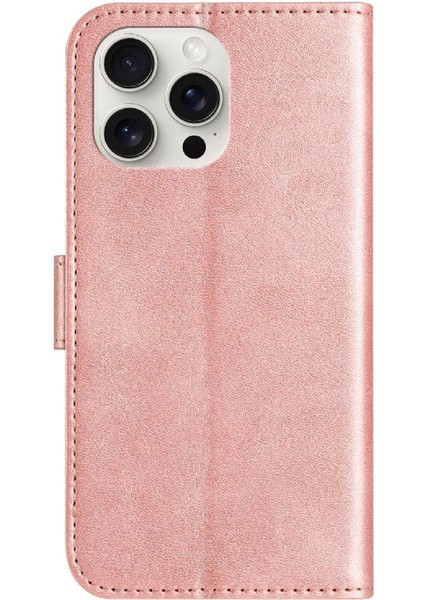 IPhone 13 Pro Max Darbeye Dayanıklı Bilek Kayışı Kart Yuvaları Tutucu Flip Case (Yurt Dışından)