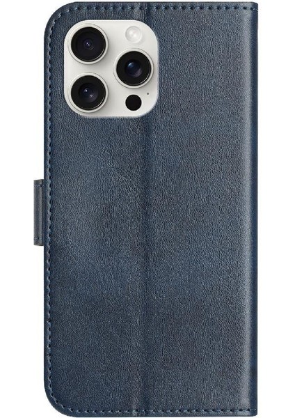 IPhone 13 Pro Max Darbeye Dayanıklı Bilek Kayışı Kart Yuvaları Tutucu Flip Case (Yurt Dışından)