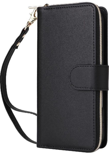 IPhone 13 Pro Max Cüzdan Kılıf 9 Kart Tutucu Crossbody ile Uyumlu ve (Yurt Dışından)
