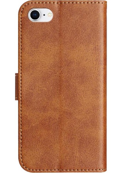 IPhone Se2 Bilek Kayışı Darbeye Dayanıklı Kart Yuvaları Tutucu Pu Flip Case (Yurt Dışından) fırsatları