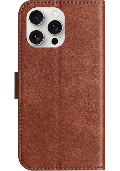 IPhone 13 Pro Max Darbeye Dayanıklı Bilek Kayışı Kart Yuvaları Tutucu Flip Case (Yurt Dışından)