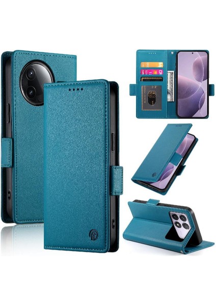 Poco F7 Pro Kartvizit Yuvaları Flip Case Günlük Kullanım Cüzdan (Yurt Dışından)