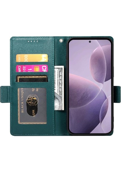 Poco F7 Pro Kartvizit Yuvaları Flip Case Günlük Kullanım Cüzdan (Yurt Dışından)