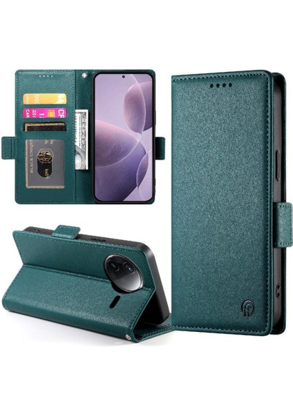 Poco F7 Pro Kartvizit Yuvaları Flip Case Günlük Kullanım Cüzdan (Yurt Dışından)
