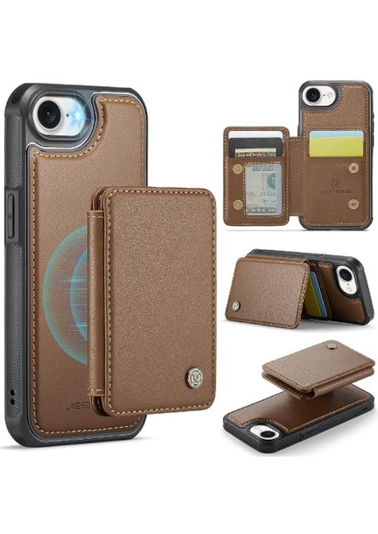 IPhone 16E Stand Fonksiyonu Kılıf Ayrılabilir Cüzdan Rfıd Engelleme 2 In (Yurt Dışından)